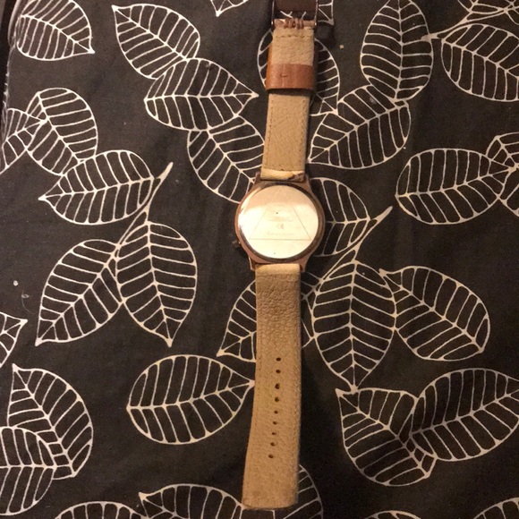 Komono watch brown with fish print bracelet - Picture 5 of 5